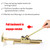 Yesland Flooring Jack, Professional Hardwood Flooring Jack and Positioning Tool for Straightening and Installing Laminate Hardwood Wood Tile Floor Without Pry Bars and Crowbars