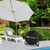 Owlcover Wall Mounted Non Oscillating Fan Cover 18-21 Inch Heavy Duty 600D Waterproof Dustproof Industrial Outdoor Fan Protector Black (Cover Only)