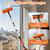 SISUPASSIE 30FT Reach High Ceiling Duster Kit, Window Cleaning kit with 5-24FT Extension Pole, Fan Duster for Ceiling Fan Blades, Microfiber Feather Duster, Rotatable Window Squeegee and Cobweb Duster