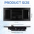 Otoolling 2 Pcs Black 14 x 6 Inch Vent Cover Three Way Register Air Ceiling