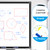 H-Qprobd 48"x24" Magnetic White Board Dry Erase Wall Mount Whiteboard - Office Home Classrooms White Board Hanging Writing Board with Black Aluminum Frame