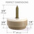 Chair Glides X-PROTECTOR - 16 PCS 1" Screw-On Furniture Glides