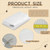 Teenyyou 1 Set 36" X 76" Mosaic Tile Mesh Non Sticky for Back Mounted