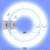 Vipbhtool FC8T9 22W and FC12T9 32W Set Daylight, Circular Fluorescent Tube