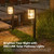 ELECLINK Solar Pathway Lights Outdoor, 2 Pack Upgraded Outdoor Solar Lights for Outside Super Bright Up to 15Hrs, IP65 Waterproof Solar Garden Lights for Sidewalk Driveway Decor Landscape Ligthting