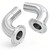 Lophtnix Stainless Steel 304 Sanitary Hose Barb Pipe Fitting 1.5" Tri Clamp (50.5mm OD Ferrule) 90 Degree Elbow 1-1/2" Barbed & 1pc SS304 Hose Clamp