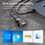 OIKWAN USB-C to Serial Adapter, 6FT RS232 DB9 Female Converter Cable, FTDI Chip, Compatible with Windows, Mac, Linux, Type C Device, Industrial Applications, Data Communication