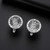 TEAMER Saint Michael Cufflinks Stainless Steel St. Michael Cufflinks The Great Protector Archangel Amulet Religious Jewelry For Men (Silver)