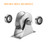 Stainless Steel V Groove Roller Gate Track Roller Heavy Duty Sliding Gate Wheels Double Bearing Garage Door Pulley Solid Bracket Plate Casters for Rolling Gate Industrial Machines