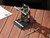 Medieval Armored Knight Pen Holder Figurine Paperweight Phone Stand Iron