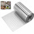 304 Stainless Steel Perforated Sheet Roll 11.8"w x 78.7"L Cuttable Metal Mesh Panel with 0.3 Inch Round Holes 0.32mm Thick for Vent Cover Drainage Cabinet Insert BBQ Smoker DIY Projects Gutter Guard