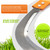 Haipeiyl High-Branch Weeding Sickle, Stainless Steel Long-Handled Lightweight Sickle, Sharp Straight Blade Surface Sickle, Extended Upright Scythe, for Garden Yard and Small Branch high Above Pruning