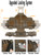 EralcNa Tactical Molle Phone Holder for Plate Carrier Vest, Quick-Release Heavy Duty Phone Chest Mount for 6.0"–7.7" Smartphones Police & Outdoor Gear Accessories (tan)