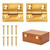 2Pcs Mini Solid Brass Hinges 90 Degree Jewelry Box Hinges with Screws Solid Small Hinge for Wooden Box Jewelry Gift Boxes Wooden Case Delicate Boxes 19x12.5mm/0.75"x0.49"