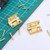 2Pcs Mini Solid Brass Hinges 90 Degree Jewelry Box Hinges with Screws Solid Small Hinge for Wooden Box Jewelry Gift Boxes Wooden Case Delicate Boxes 19x12.5mm/0.75"x0.49"
