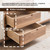 Drawer Slides Center Track for Kenlin Rite-Trak II Rails Kit, 16 Inch Drawer Metal Slides with Stop & Roller 1 Pack
