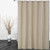 CAROMIO Hotel Quality 100% Waterproof Fabric Shower Curtain or Liner with Magnets for Bathroom, Tan, 72 x 78 inches