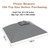 SCOCANOPY Gazebo Replacement Cover Fit for 10X12 Eagle Brooke Soft Top Model A101007600, A101007603, A101007604,(Grey)