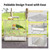 YOOSO WING Bird Carrier Travel Cage - 304 Stainless Steel Portable Folding Bird Travel Cage with Parrot Feeder Cups & Standing Perch for Smaller Birds Conures Lovebird Cockatiel Parakeets (White)