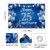 25th Anniversary Party Backdrop Banner, Blue and Silver Theme, Extra Large Photo Background Wall Decor, 70.8x47.2 Inch (Blue, 25th)