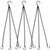Heybe 16 Inch Hanging Basket Chain with Hooks for Pot Planters, Bird Feeders, Lanterns and More
