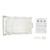 Wall-Mounted Ironing Board, Foldable Iron Board Wall Mount Mini Ironing Board, 37.4" X 7.5" Heavy Duty Ironing Board 180° Swivel Retractable Ironing Board with Ironing Board Cover