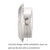 50Pcs Air Vents 25mm Circular Soffit Vent Stainless Steel Round Vent Mesh Hole Louver for Kitchen Bathroom Cabinet Wardrobe