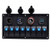 Riloer 8 Gang 12-24V Rocker Switch Panel for RV Marine Car Vehicles Truck Boat Waterproof, Digital Voltmeter Display Dual USB Charger Port DC 12/24V Socket Lighted Switches, Green Light