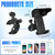 Tellegloww 1 Pack Boat Phone Holder, Crab Clamp, with Sunshade, Black