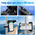 Tellegloww 1 Pack Boat Phone Holder, Crab Clamp, with Sunshade, Black