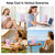 VAVOFO Small Desk Fan Personal Fans 8.6 Inch, Rechargeable 2000mAh Battery Operated Portable Fans, 3 Speeds Adjustable Ultra Quiet Fan For Office, Bedroom, Outdoor (Pink, 2000mAh)