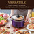 Maxi-Matic MST-275XP Electric Oval Slow Cooker, 2 Qt, Purple
