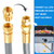 GasSaf 10 FT 1/2" ID Natural Gas Grill Hose with Quick Connect Fitting, Natural Gas Conversion Kit Suitable for Gas Grill, Generator, Patio Heater and More (with Sealing Tape)