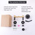 BEIYI 2 Handle Shower Faucet Set and 5 Mode Shower Head, Matte Black