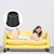 IANFAN 6 Pack Round Bed Risers 4 Inch Heavy Duty, Black Bed Lifts Risers Support up to 3300 Lbs Furniture Risers for Bed Desk Table Sofa Couch