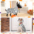Dansydaisy 3 Pcs Dalmatian Small Dog Costume Set, Cow Dot Print Dog Outfit