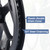 Prowheel Crankset 52T Prowheel Crankset 170mm Universal Square Crankset Set Double Chain Cover 170MM Crank Arm Aluminium Alloy Arm for Single/1/6/7/8 Speeds City Bike,Fat Bike,E-Bike,Folding Bike