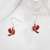 JERWLI Cardinal Earrings 925 Sterling Silver Red Cardinal Dangle Earrings Bird Jewelry for Women JERWLI Cardinal Earrings 925 Sterling Silver Red Cardinal Dangle Earrings Bird Jewelry for Women