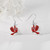 JERWLI Cardinal Earrings 925 Sterling Silver Red Cardinal Dangle Earrings Bird Jewelry for Women JERWLI Cardinal Earrings 925 Sterling Silver Red Cardinal Dangle Earrings Bird Jewelry for Women