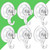 LUXEAR Suction Cup Hooks, Clear Reusable Suction Hooks, 6 Pack