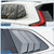 MUXEE 2Pcs Rear Side Window Louvers Air Vent Scoop Shades Cover Blinds Trim for Honda CRV CR-V 2023 2024 2025 2026 - ABS Carbon Fiber Sport Interior Accessories