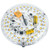 HAOLEDI 4" 20W LED Ceiling Fan Light Retrofit Kit, Ceiling Light Retrofit Engine PCB, 3CCT 3000K/4000K/5000K, 120V, 2400LM, CRI90, Dimmable, ETL Listed