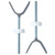 Baby Gate Banister Adapter Y-Spindle Rods