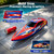 DEERC High Speed RC Boat for Kids, 25+KPH, Capsize Recovery, 30 Mins