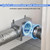 Stainless Steel Magnetic Dryer Vent Coupling, Quick Connection & Disconnection-Airtight Seal Dryer Vent Connector Kit, Strong Magnet and Self-Alignment Design for 4-Inch Dryer Vent Hose - Silver