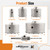 maXpeedingrods 6PCS Concrete Hole Saw Kit, 40 65 80 100 125mm, for Concrete
