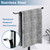 Black T-Shaped Hand Towel Holder Stand for Countertops, Stainless Steel