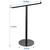 Black T-Shaped Hand Towel Holder Stand for Countertops, Stainless Steel
