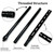 52 Inch Heavy Duty Metal Stakes for Yard Signs, Black,1" Diameter Tube