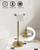 WZKALY Gold Toilet Paper Holder Stand Stainless Steel & Weighted Base